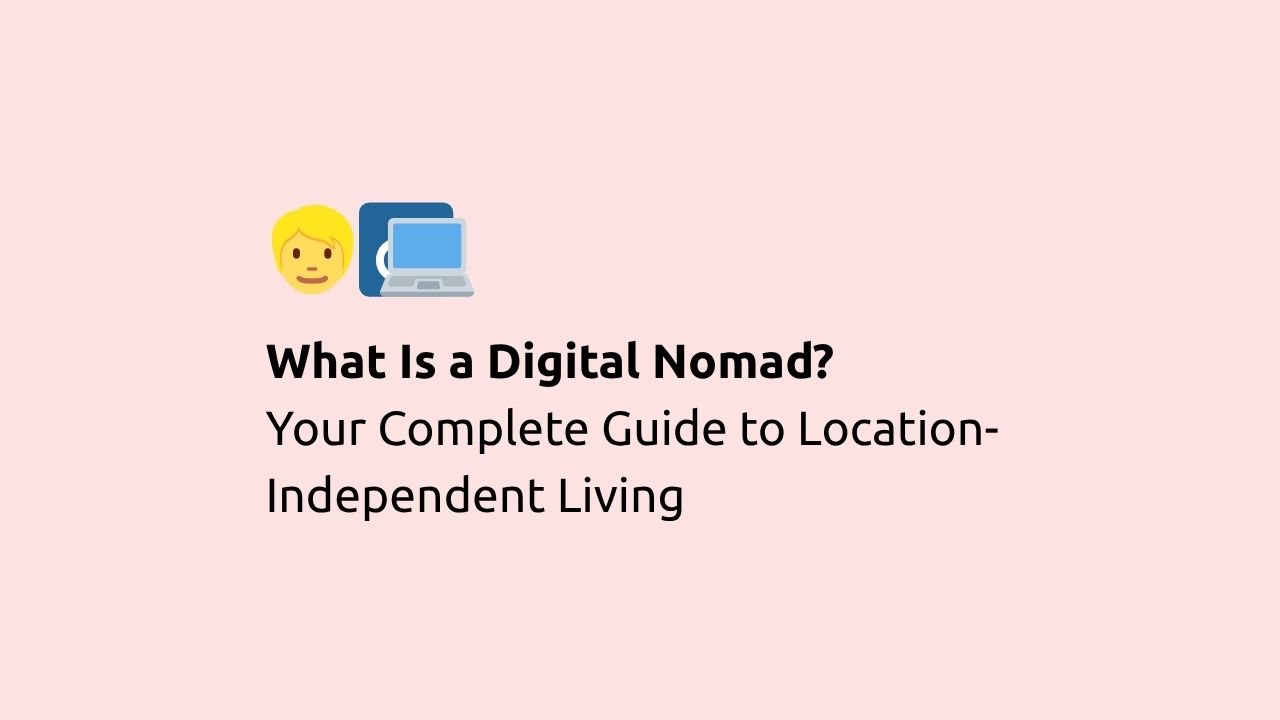 what is digital nomad